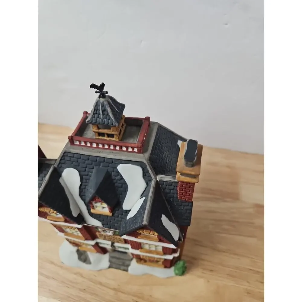 Dept 56 Boarding & Lodging School #5810-6 Dickens' Village Series WLite Orig Box
